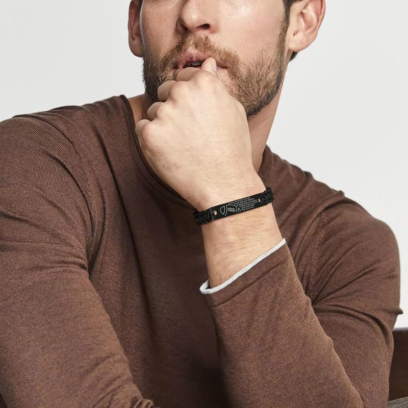 Athlete Gift: Handmade Sport Bracelet for Men & Boys