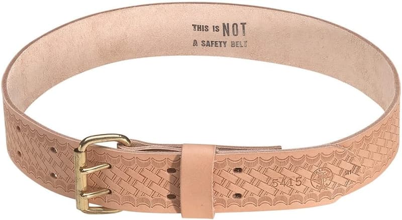 Heavy-Duty Leather Tool Belt for Contractors and Tradesmen