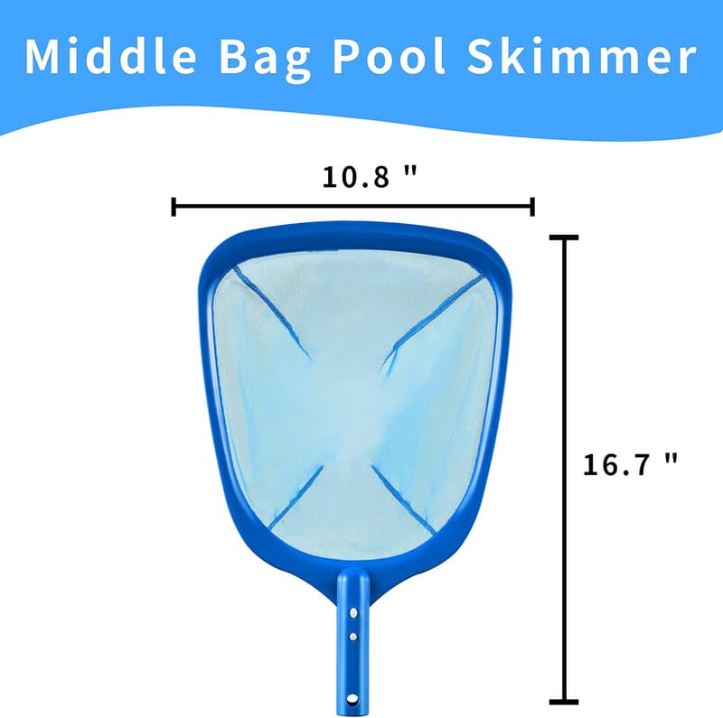 Swimming Pool Leaf Skimmer Net for Easy Debris Removal