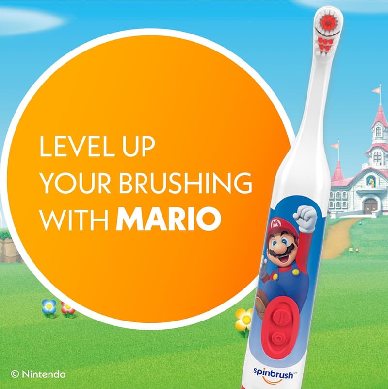 Super Mario Kid’s Soft Electric Toothbrush - 1 ct