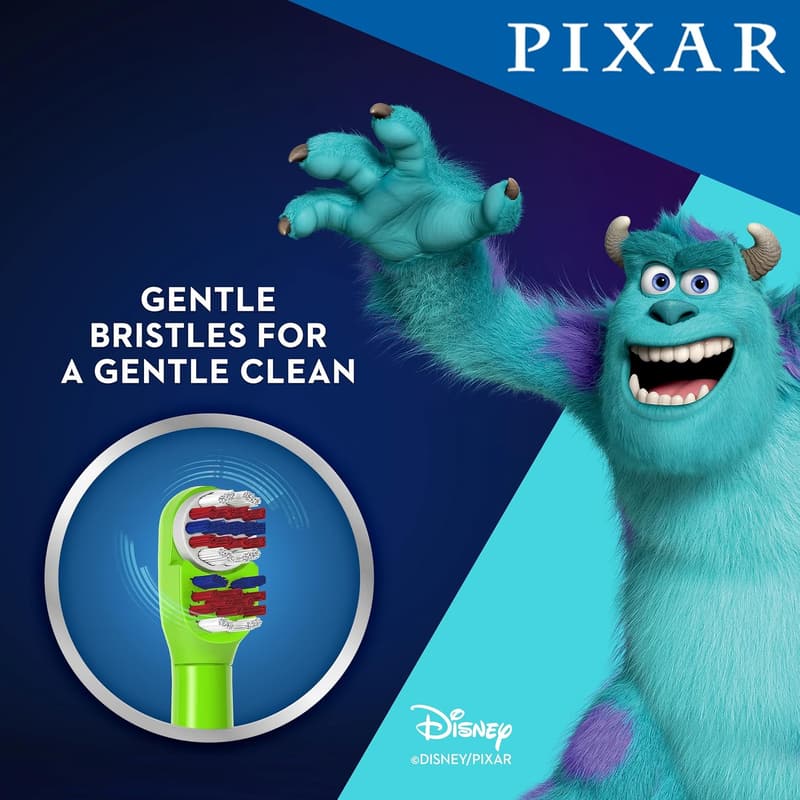 Buzz Lightyear Battery Toothbrush for Kids 3+, Soft Bristles