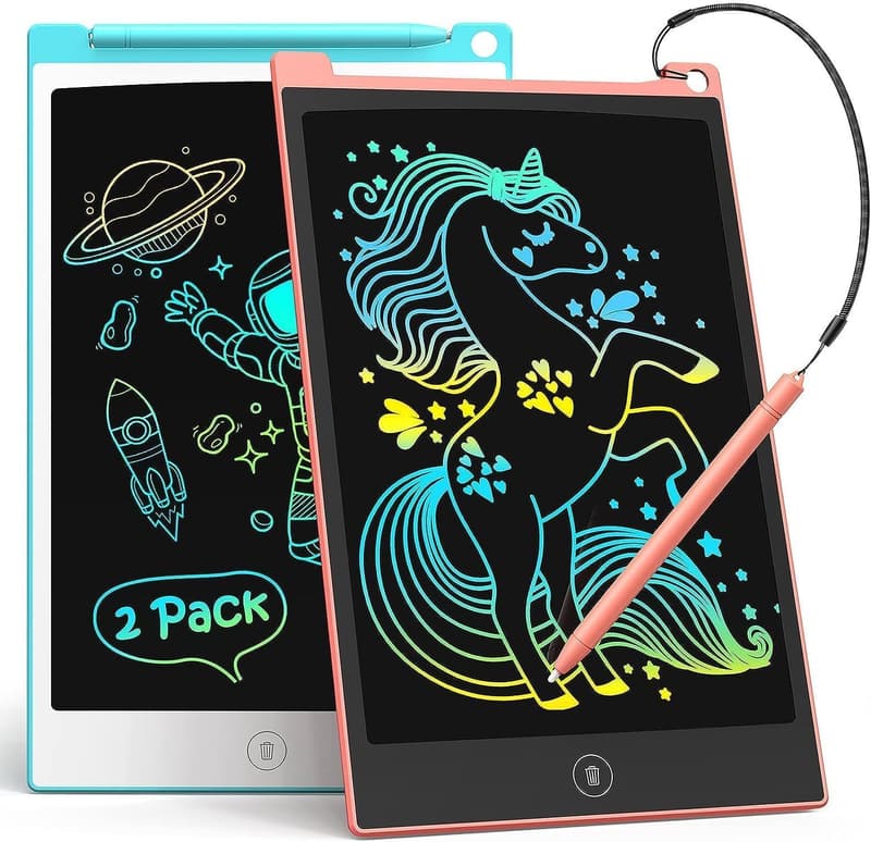 Colorful Doodle Board for Kids - 8.5 Inch Drawing Tablet