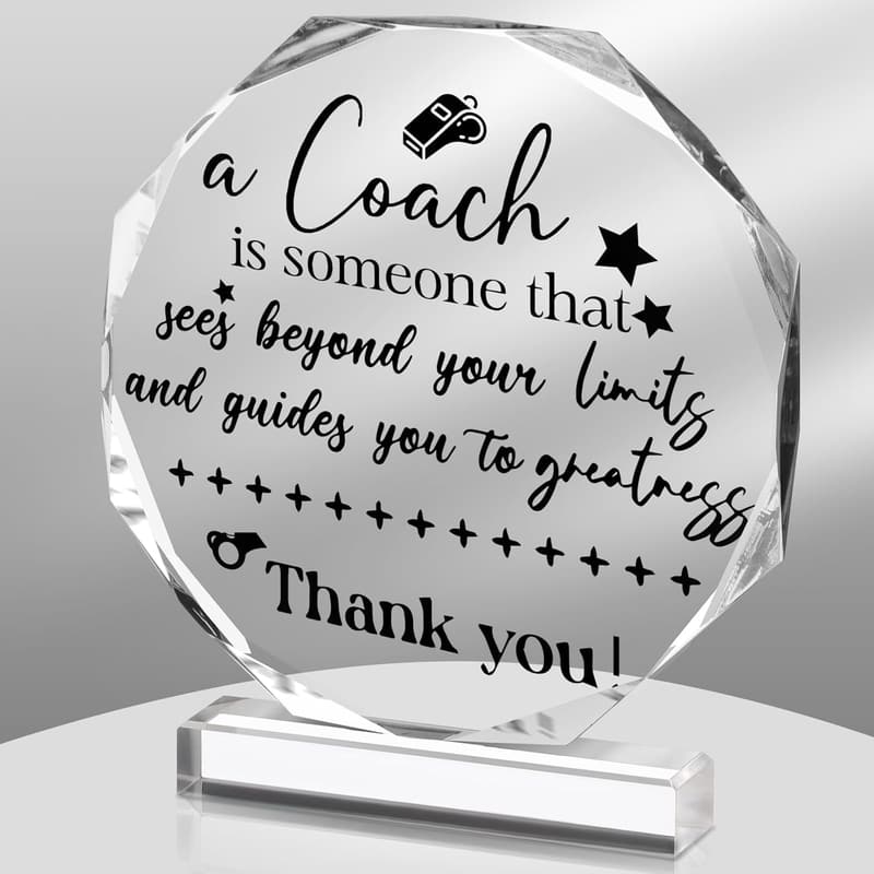 Thank You Acrylic Office Sign Gift for Coworkers