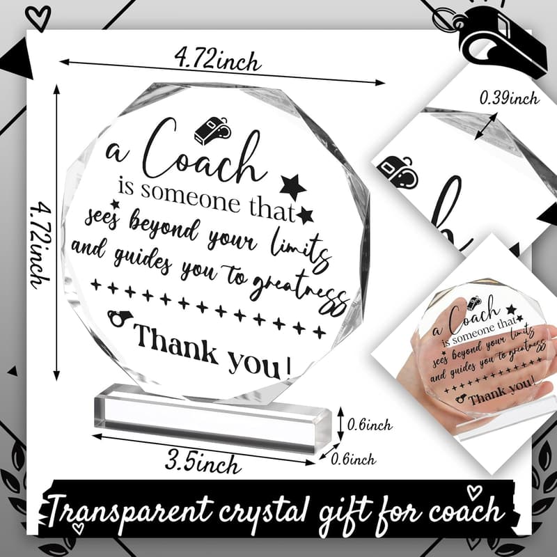 Thank You Acrylic Office Sign Gift for Coworkers