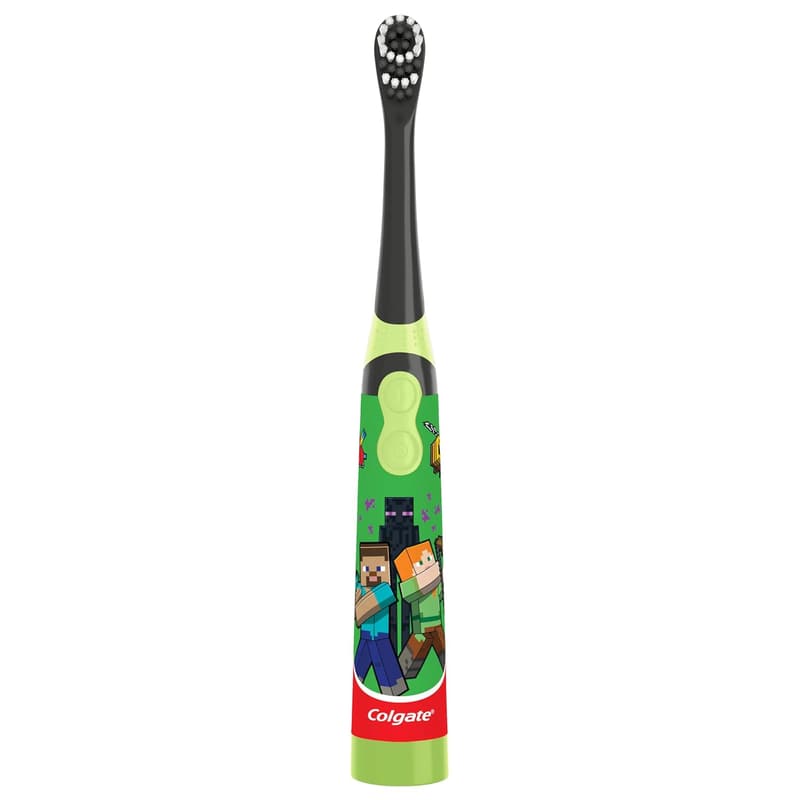 Minecraft Kids Battery-Powered Toothbrush with Extra Soft Bristles