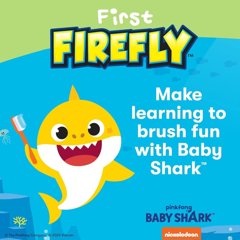 Baby Shark Light-Up Training Toothbrush for Kids
