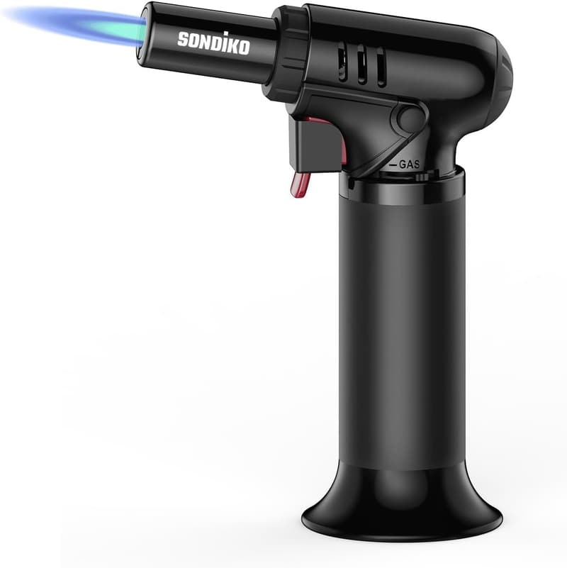 Refillable Soldering Torch with Fuel Gauge for Welding & Resin Art