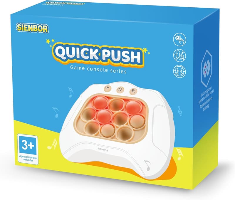 Kids' Handheld Game Console – 4 Game Modes for Ages 3-12