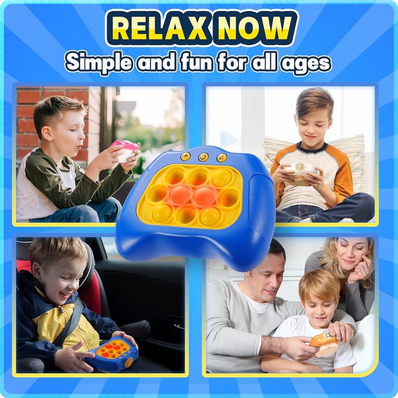 Kids' Handheld Game Console – 4 Game Modes for Ages 3-12