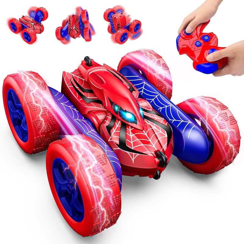 360° Flip Remote Control Car for Boys Age 4-12 - Rechargeable 4WD