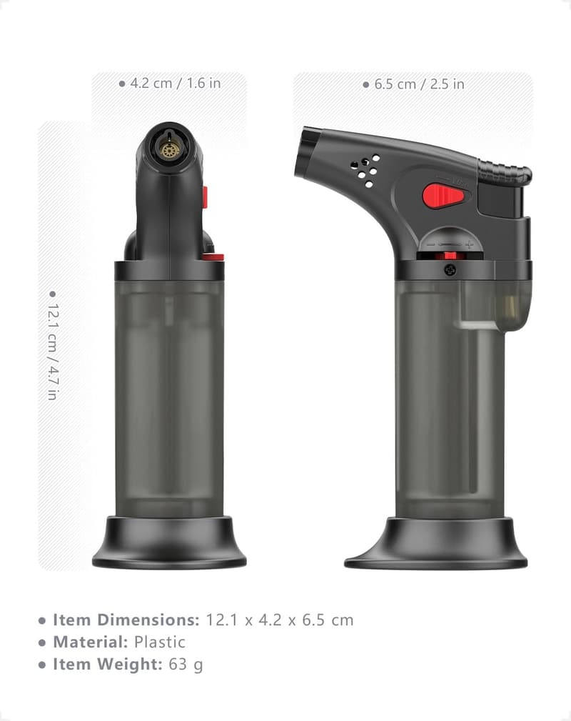 Windproof Butane Torch Lighters for BBQ and Grilling
