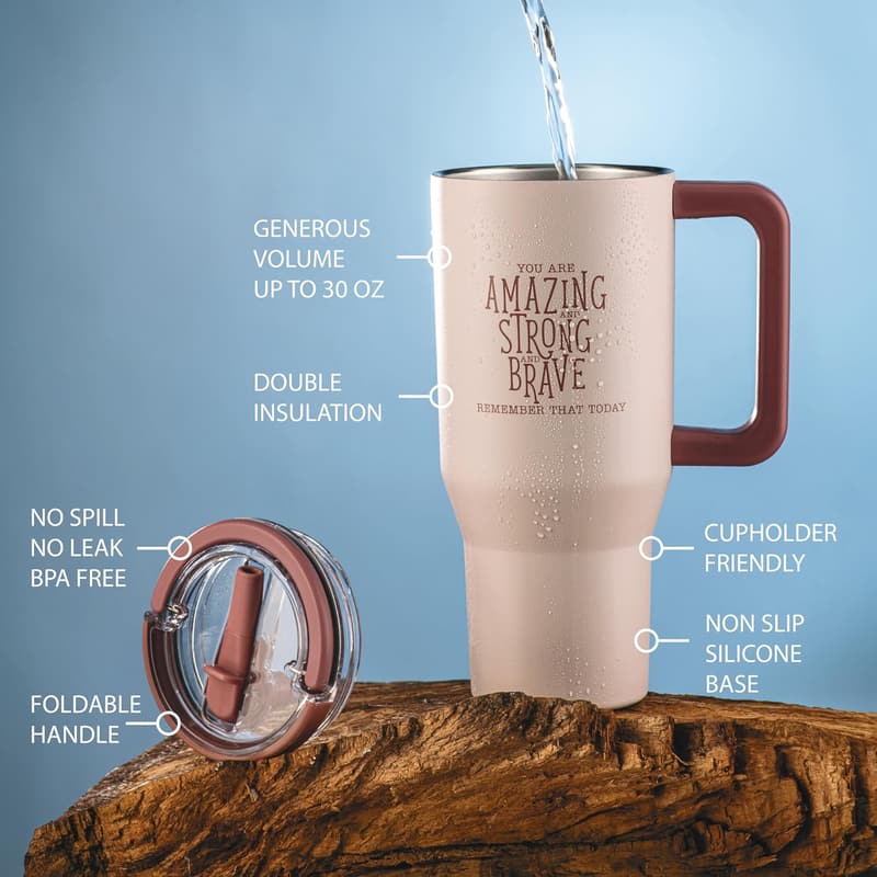 Birthday Gift Insulated Stainless Steel Tumbler for Women