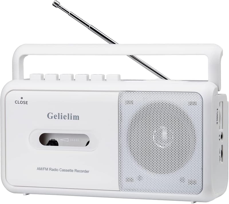Portable Cassette Player Boombox with AM/FM Radio