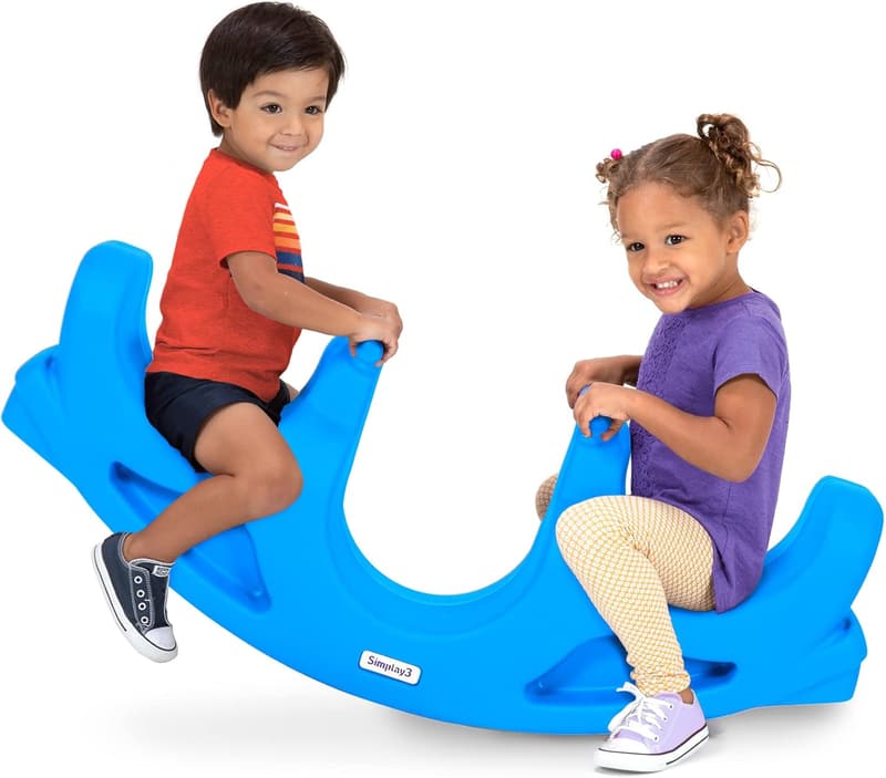 Sapphire Teeter Totter Seesaw for Toddlers (18 Mo. - 5 Yrs)
