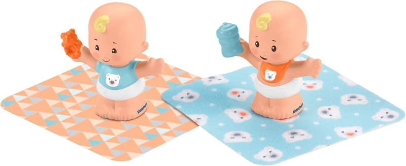 Fisher-Price Snuggle Twins Figure Set for Toddlers
