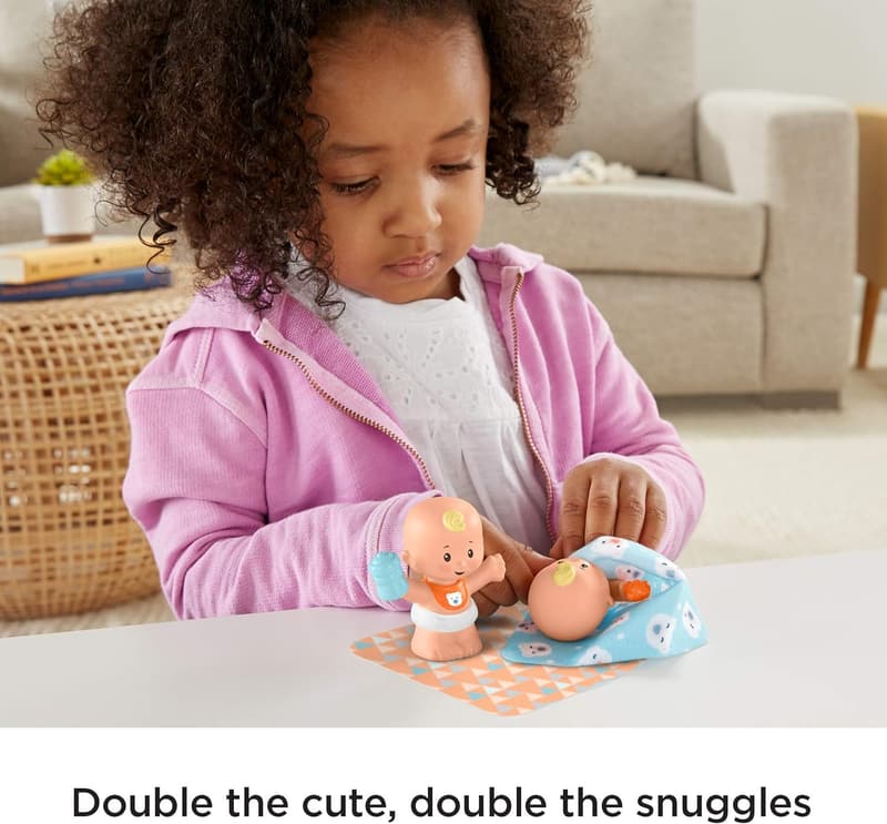 Fisher-Price Snuggle Twins Figure Set for Toddlers