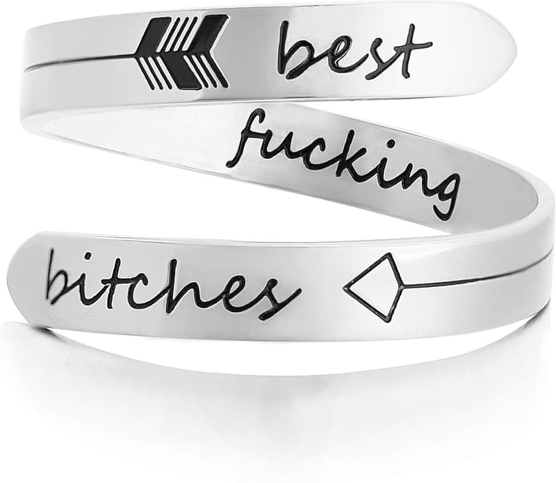 Inspirational Adjustable Stainless Steel Bands for Women
