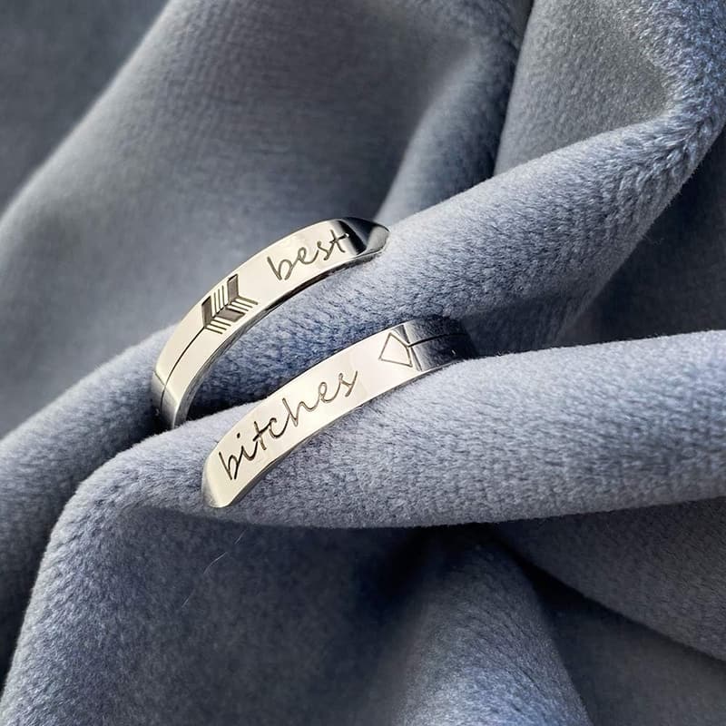 Inspirational Adjustable Stainless Steel Bands for Women