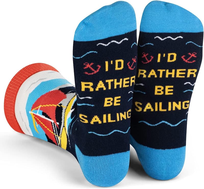 Nautical Boat-Themed Socks for Ocean Lovers