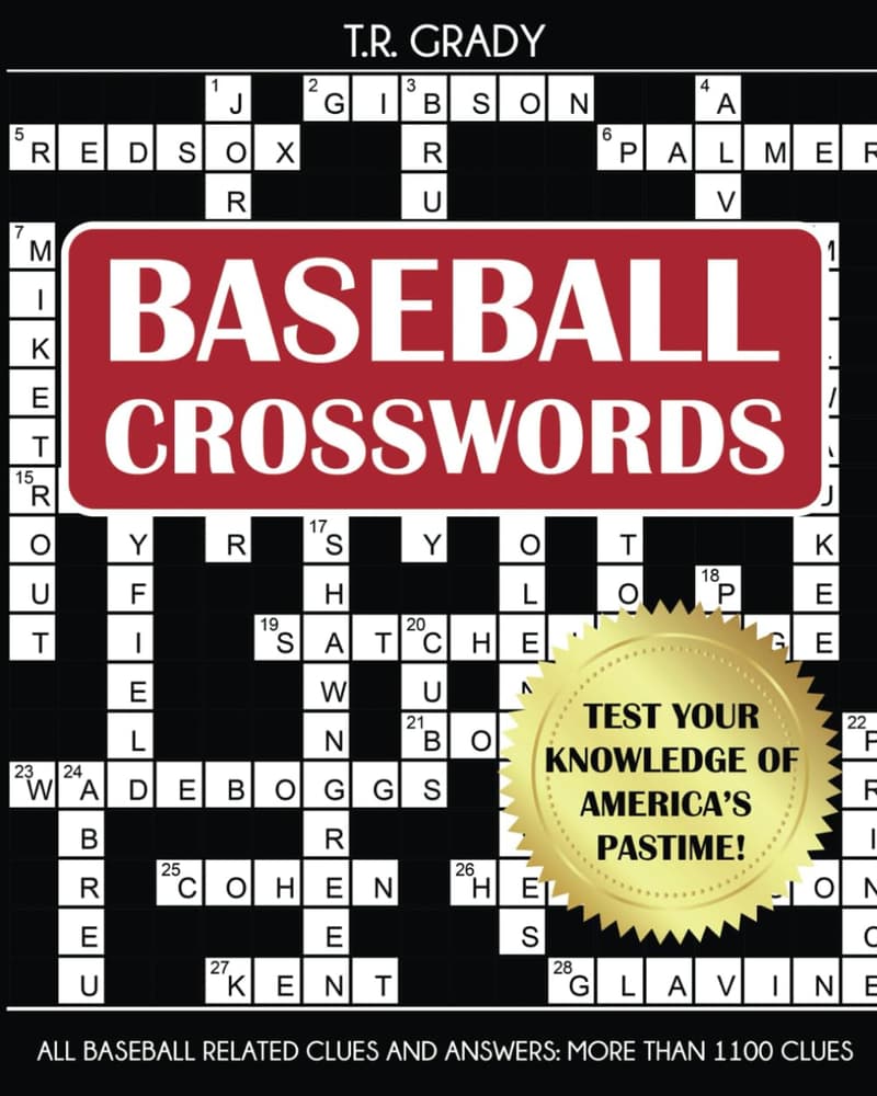 Baseball Trivia Crossword Puzzle: All-Baseball Clues & Answers