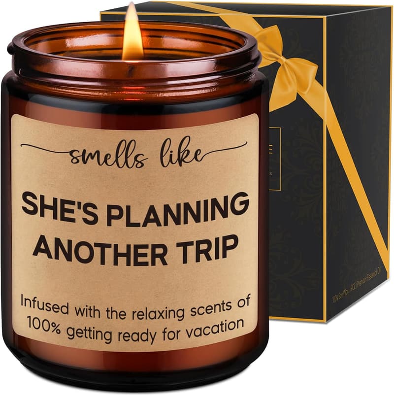 Travel Candles for Women - Funny Gifts for Travelers
