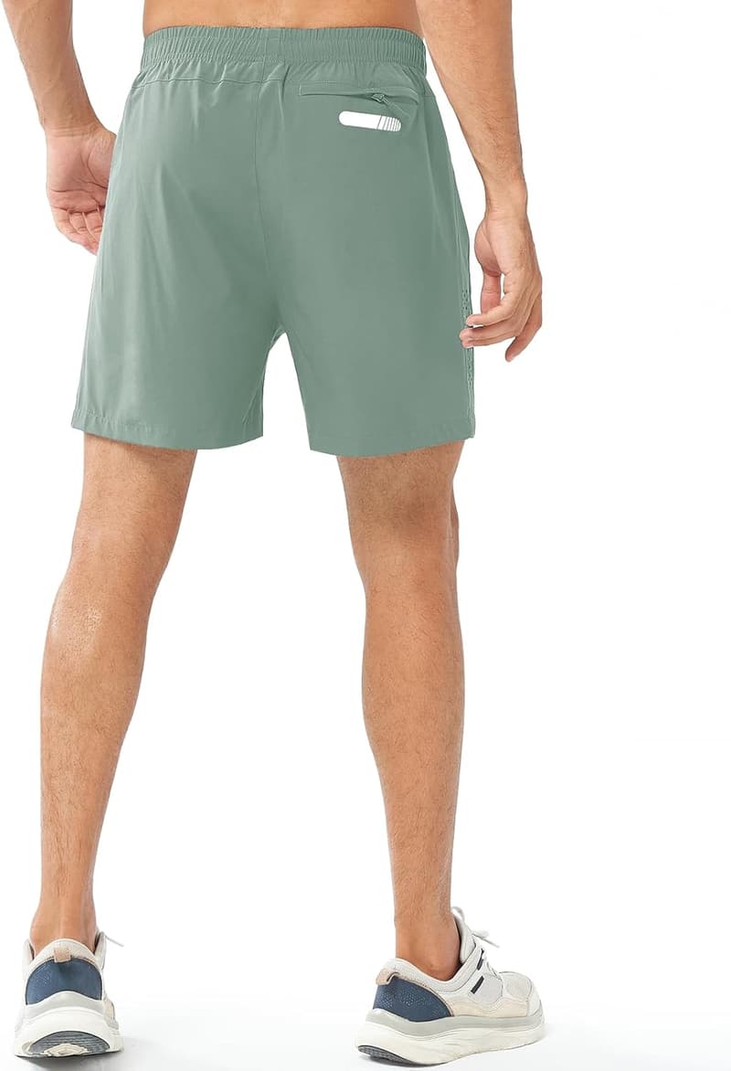Men's Quick Dry Athletic Running Shorts - Lightweight Workout Wear