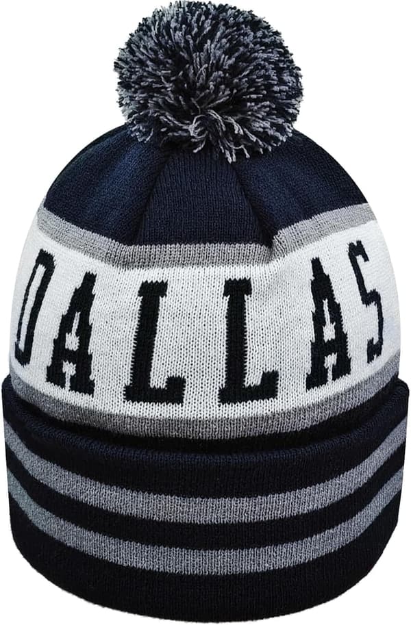 Cuffed Knit Beanie Hat for Winter