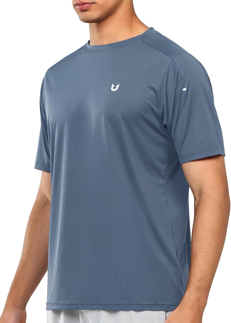 Men's Quick Dry Athletic Running T-Shirt for Workouts
