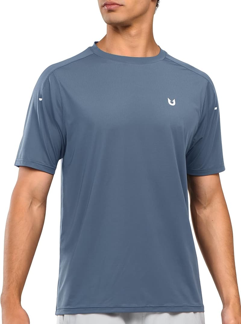 Men's Quick Dry Athletic Running T-Shirt for Workouts