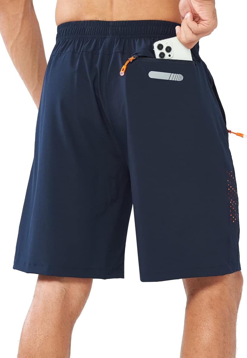 Men's Quick Dry Athletic Running Shorts - Lightweight Sports Gear