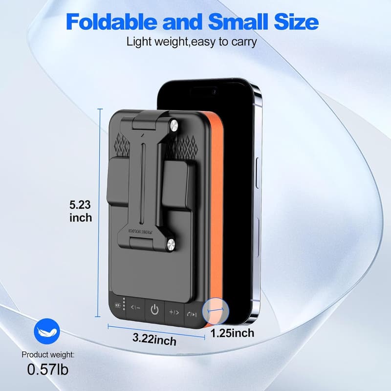 Portable Bluetooth Speaker Stand with Power Bank - Tech Gifts for All