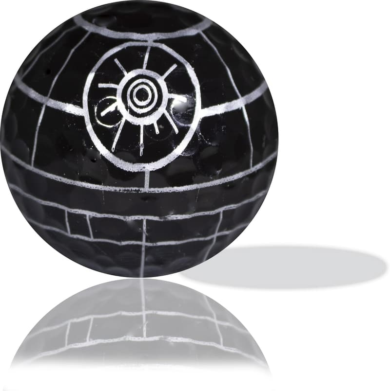 Death Star & R2D2 Golf Balls with 20 Tees for Star Wars Fans