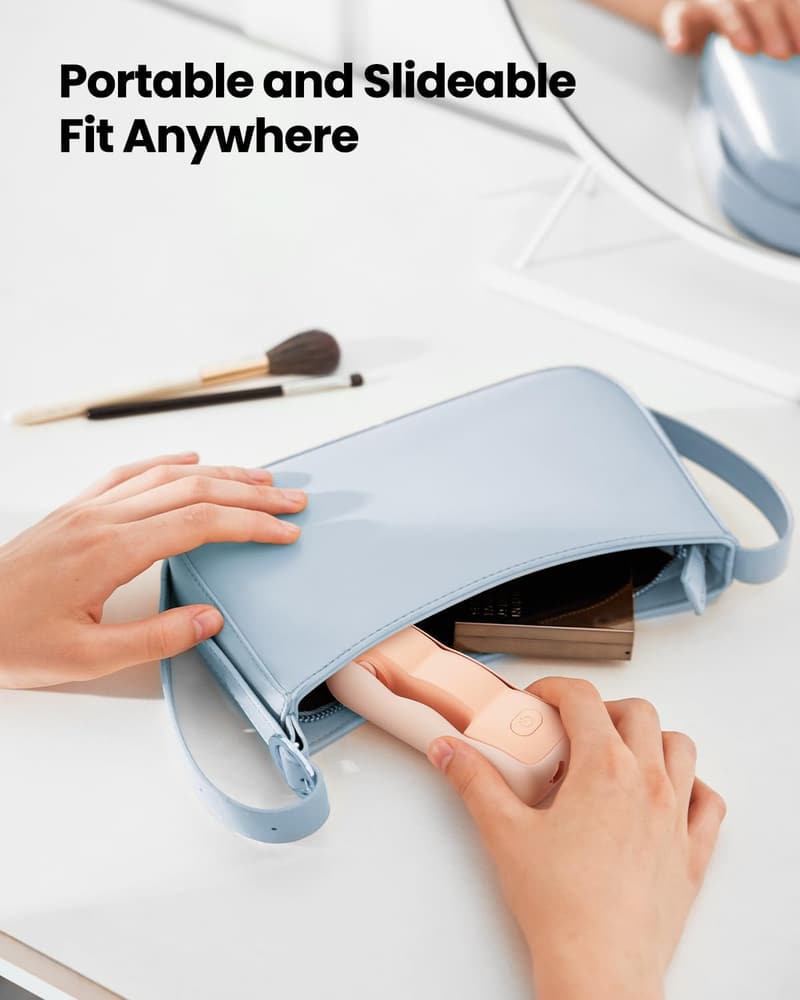 Cute Clouds Mini Handheld Fan - 3-Speed USB Rechargeable for Summer