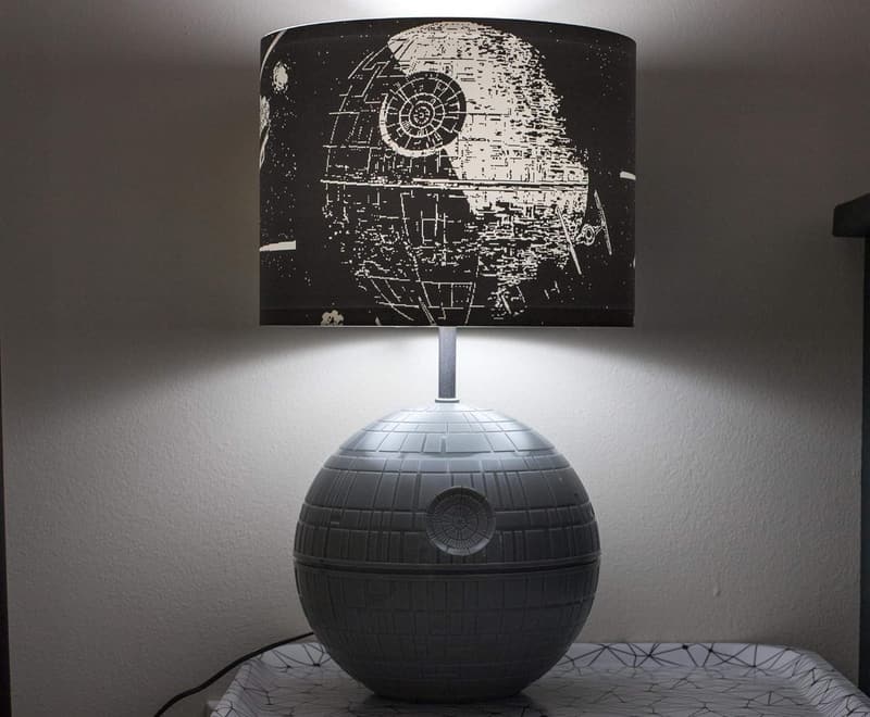 Star Wars Death Star 3D LED Desk Lamp - 14 Inch USB Lamp