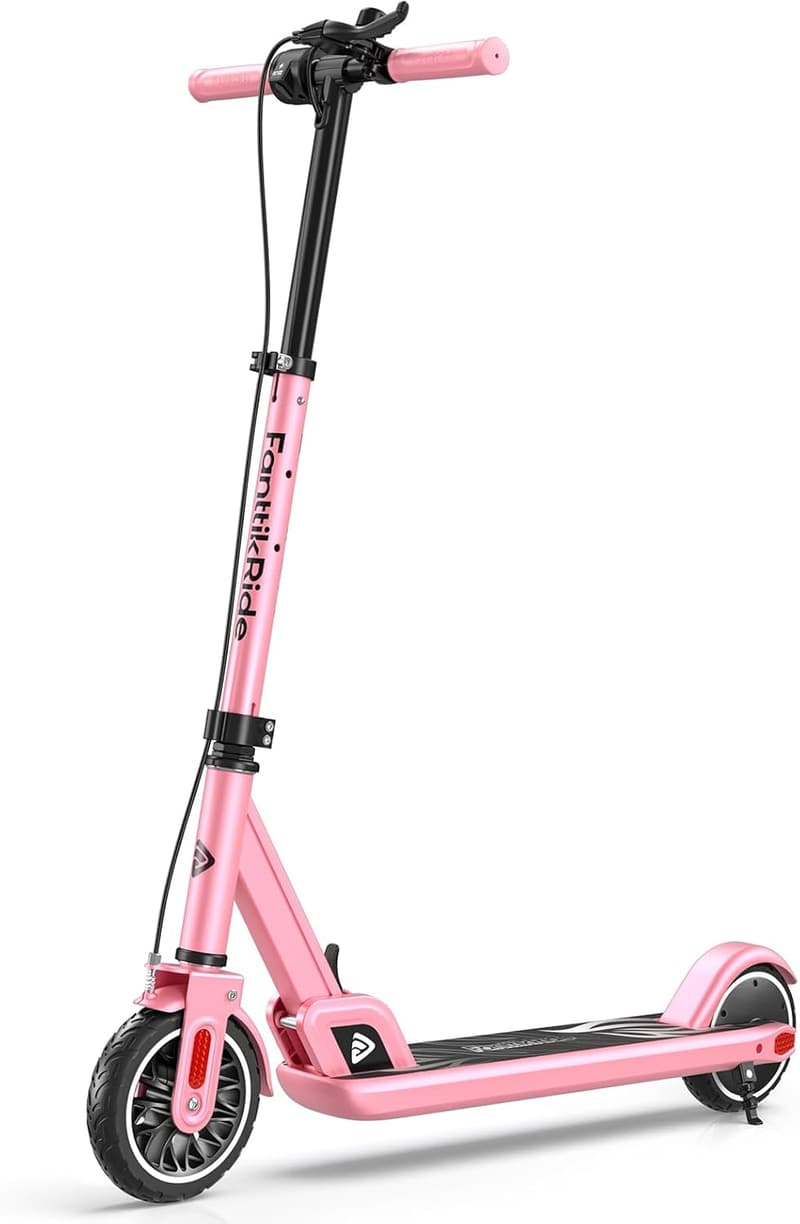 Foldable Electric Scooter for Kids, Height Adjustable, LED Battery