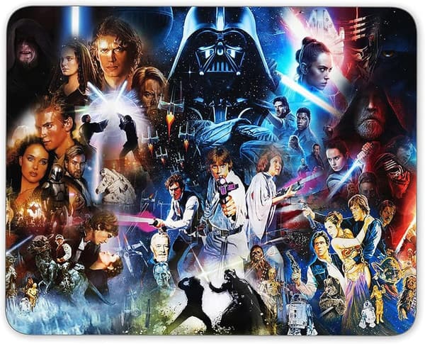 Star Wars Large Rectangular Non-Slip Gaming Mouse Pad