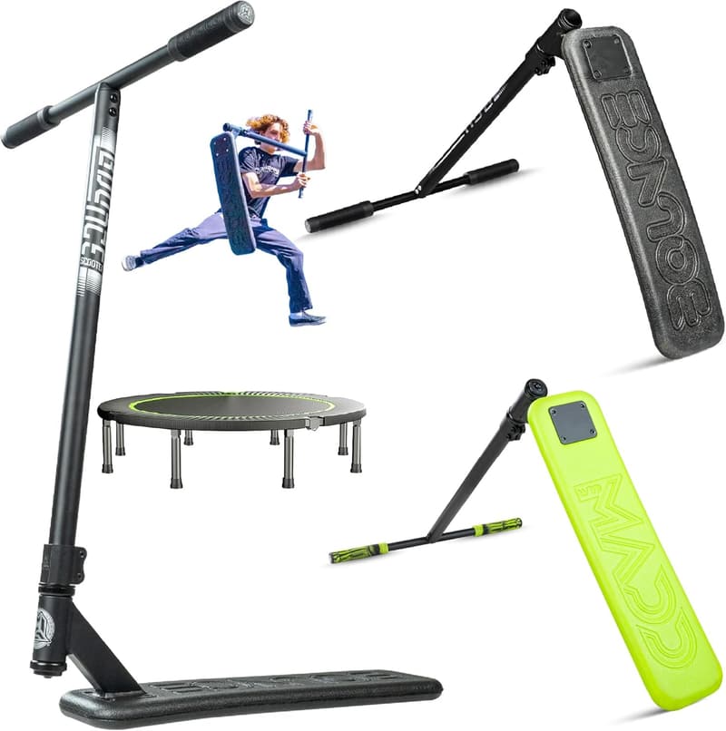 Pro Stunt Scooter for Tricks - Durable Foam Deck, Indoor/Outdoor