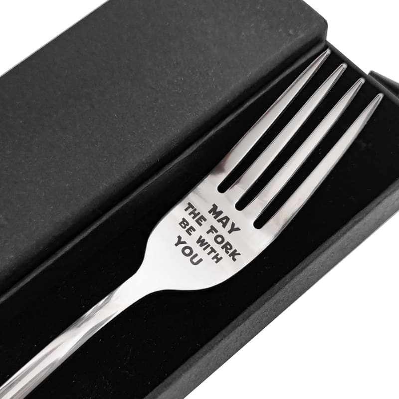 Star Wars Themed Laser Engraved Stainless Steel Fork