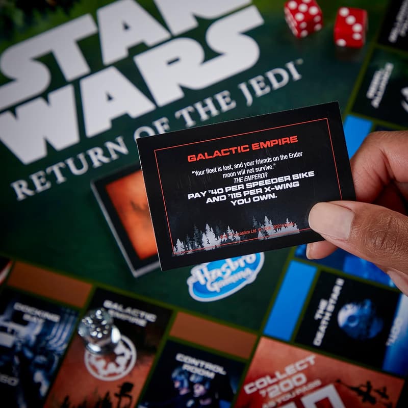 Star Wars Return of The Jedi Monopoly Board Game for Families