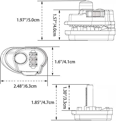 3-Digit Combination Trigger Lock for Firearms