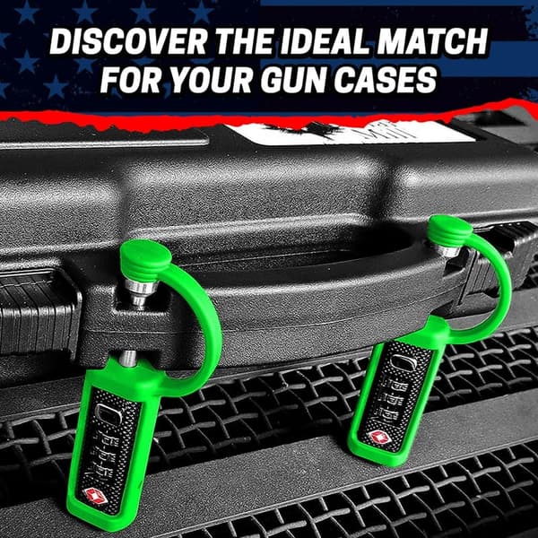 TSA Approved Cedar Mill Gun Case Lock – Durable, Cut-Resistant Security
