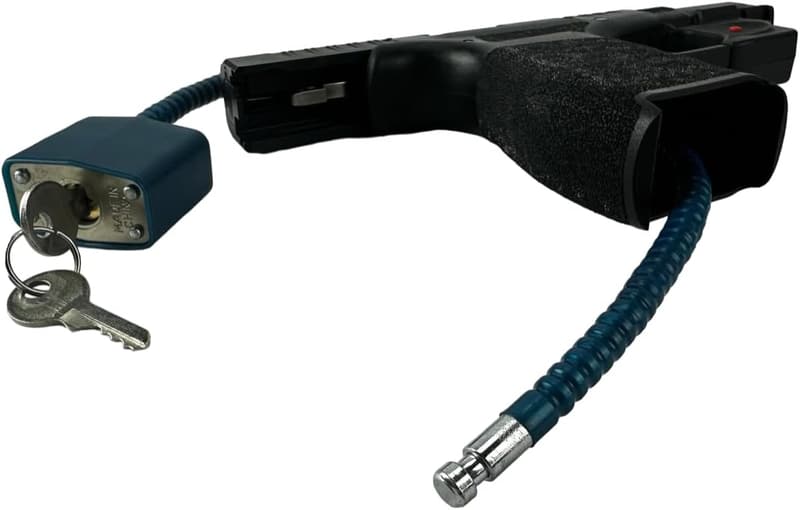 Child Safety Gun Lock Trigger Cable - CA Approved Steel Cable