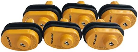 Club Brand Keyed Alike Gun Trigger Locks - 6 Pack