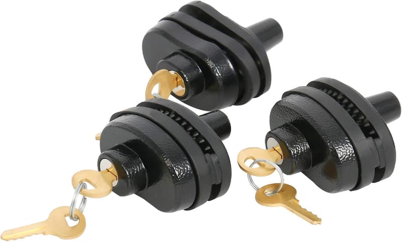 Keyed-Alike Gun Locks for Pistols and Rifles - 3-Pack Set