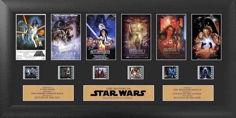 Star Wars Framed Deluxe Wall Art with 35mm Film Clips