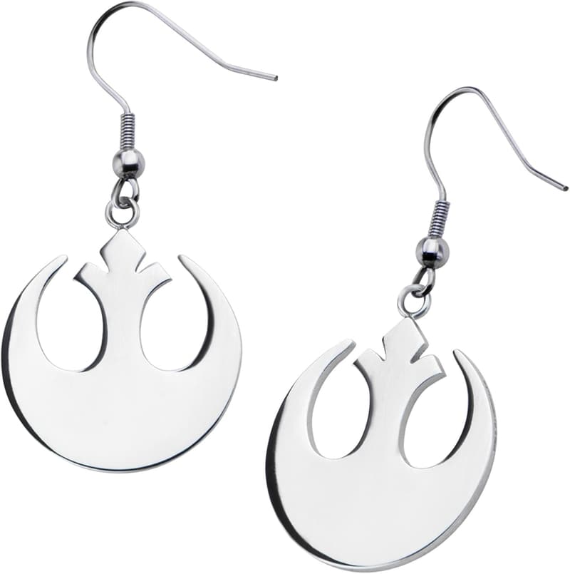 Star Wars Rebel Alliance Stainless Steel Dangle Earrings