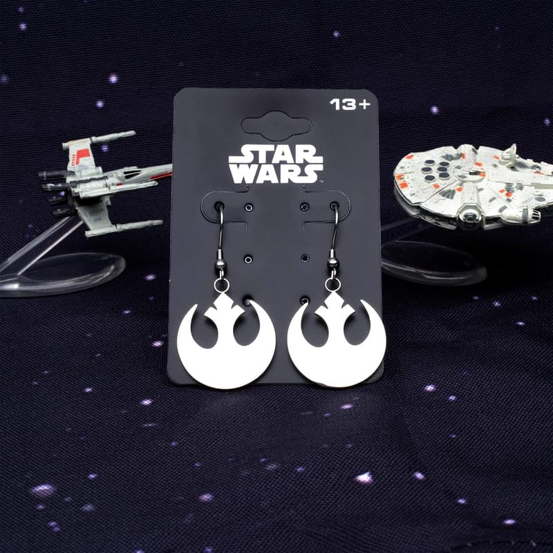 Star Wars Rebel Alliance Stainless Steel Dangle Earrings