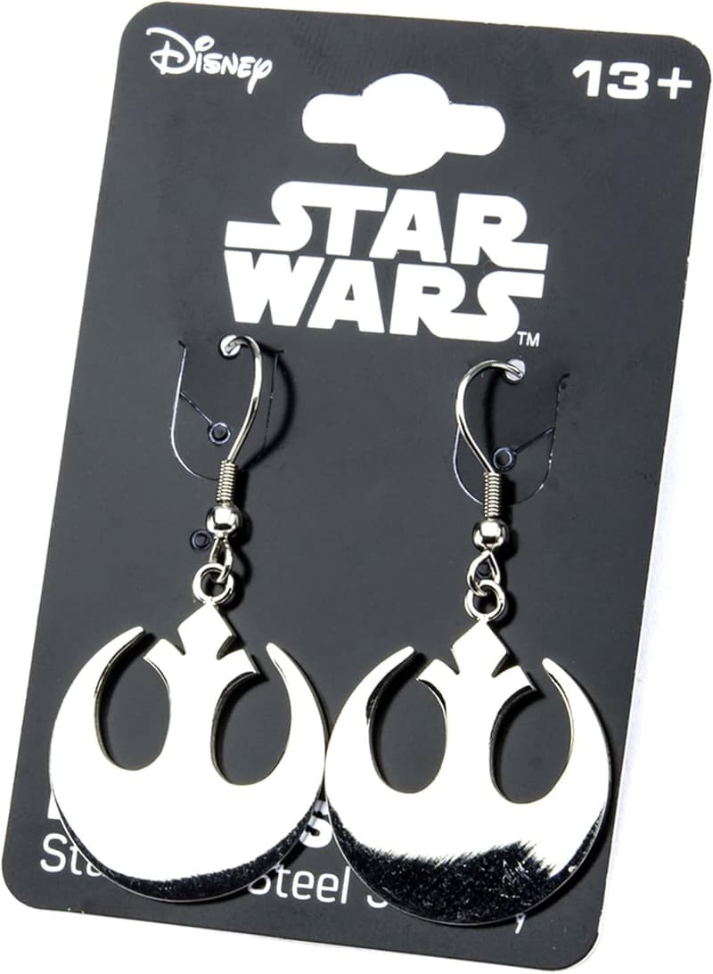 Star Wars Rebel Alliance Stainless Steel Dangle Earrings
