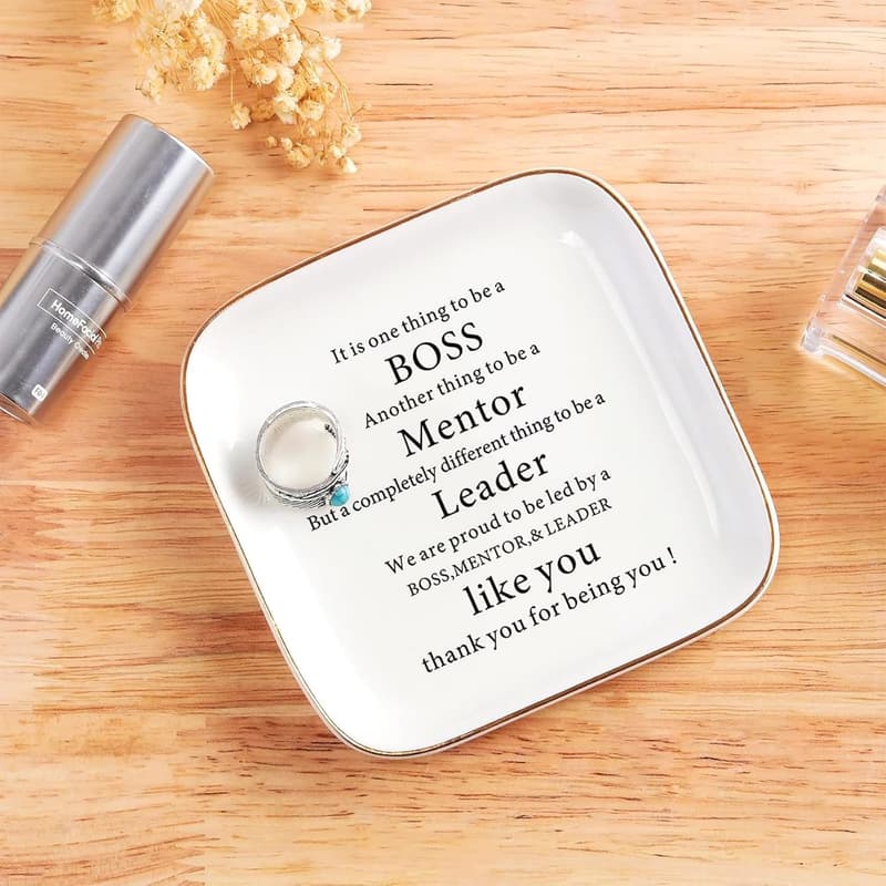 Boss’s Day Ring Dish for Women - Perfect Thank You Gift