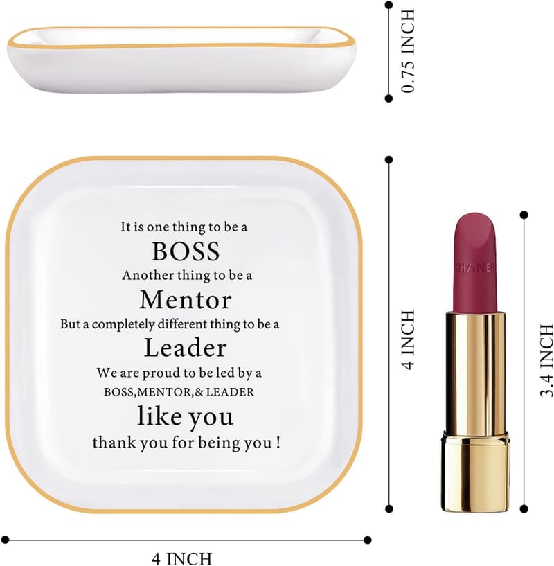 Boss’s Day Ring Dish for Women - Perfect Thank You Gift
